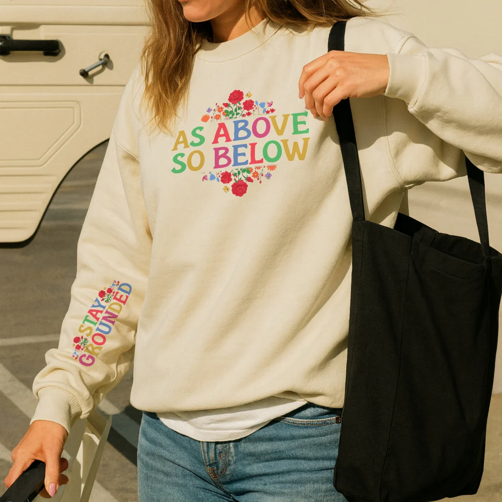 As Above So Below Sweater - Image 4