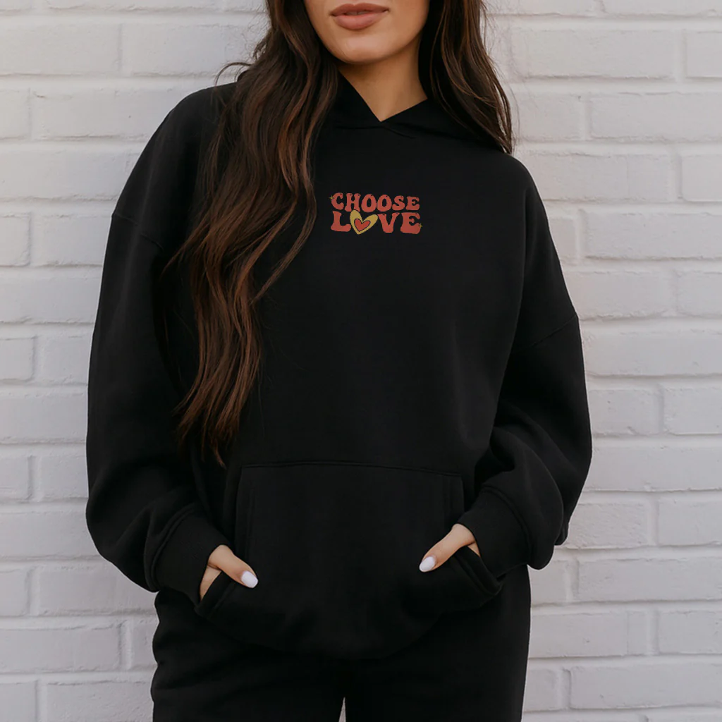 Choose Love Hoodie - Image 4