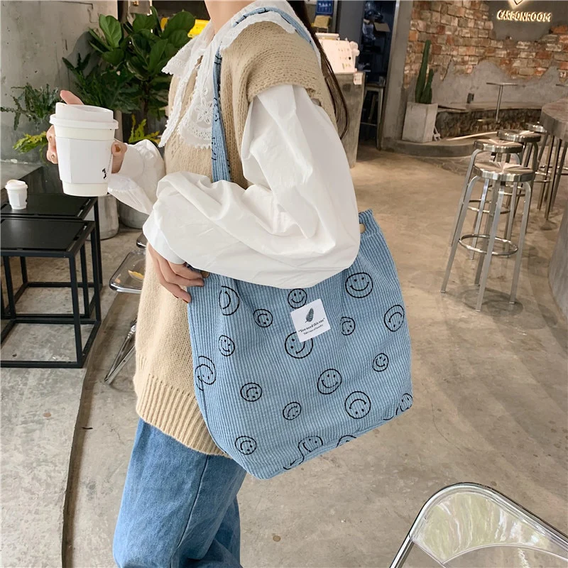 Corduroy Smile Bag - Image 10