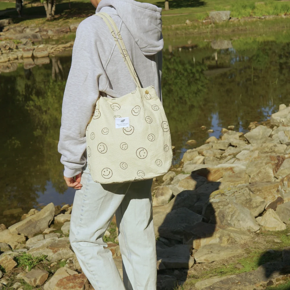 Corduroy Smile Bag - Image 18