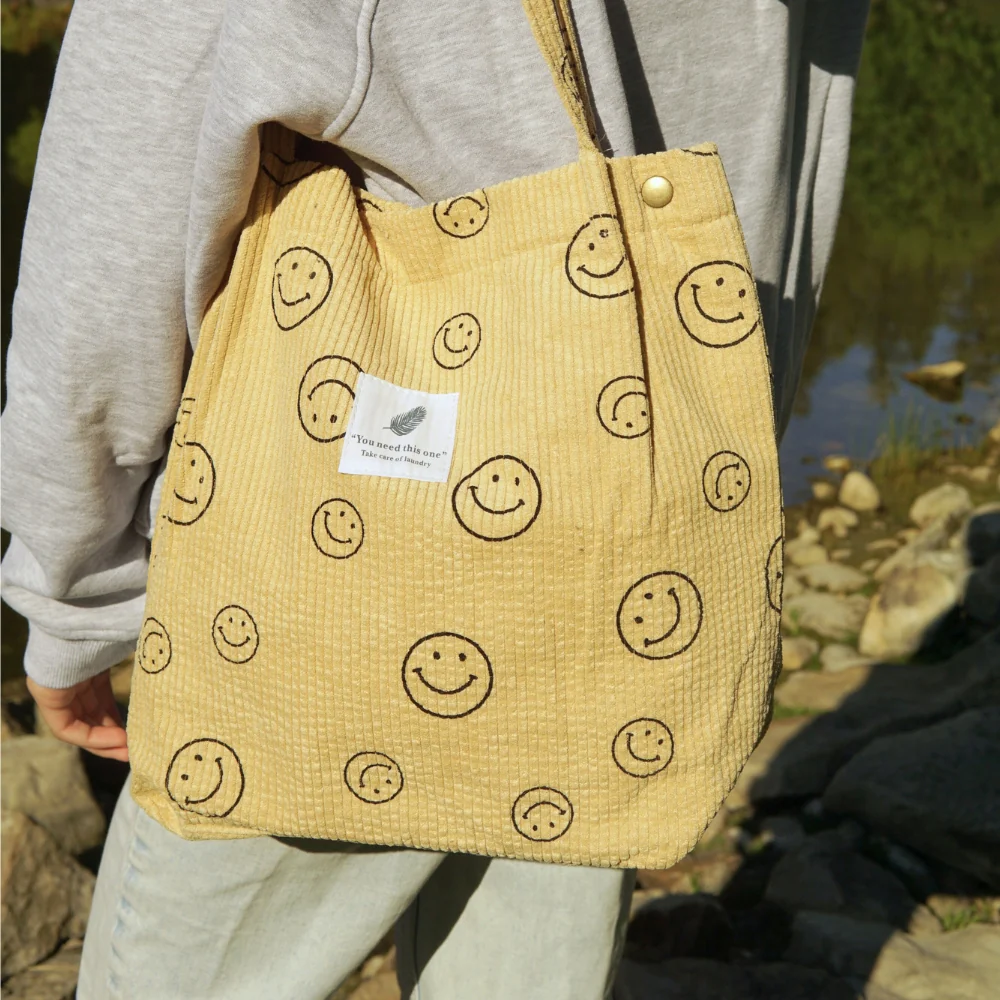 Corduroy Smile Bag - Image 19