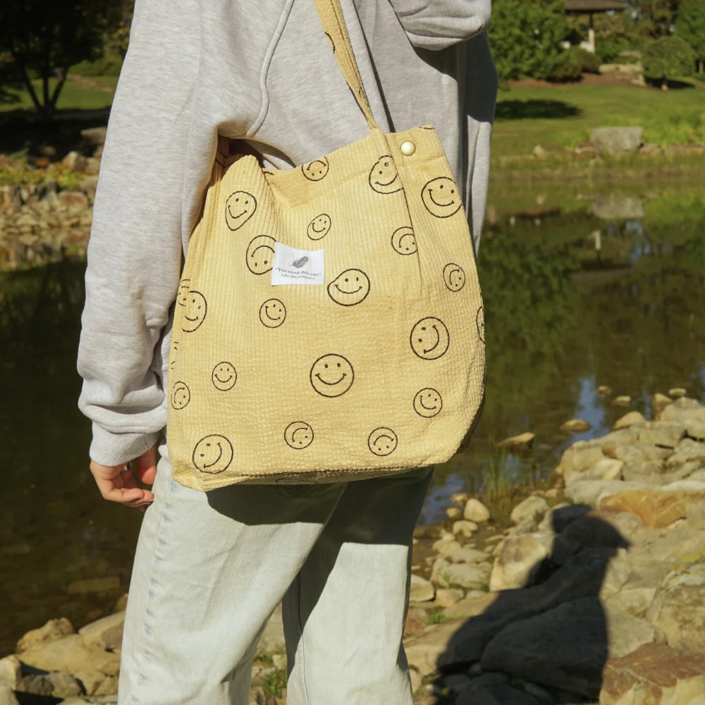 Corduroy Smile Bag - Image 20