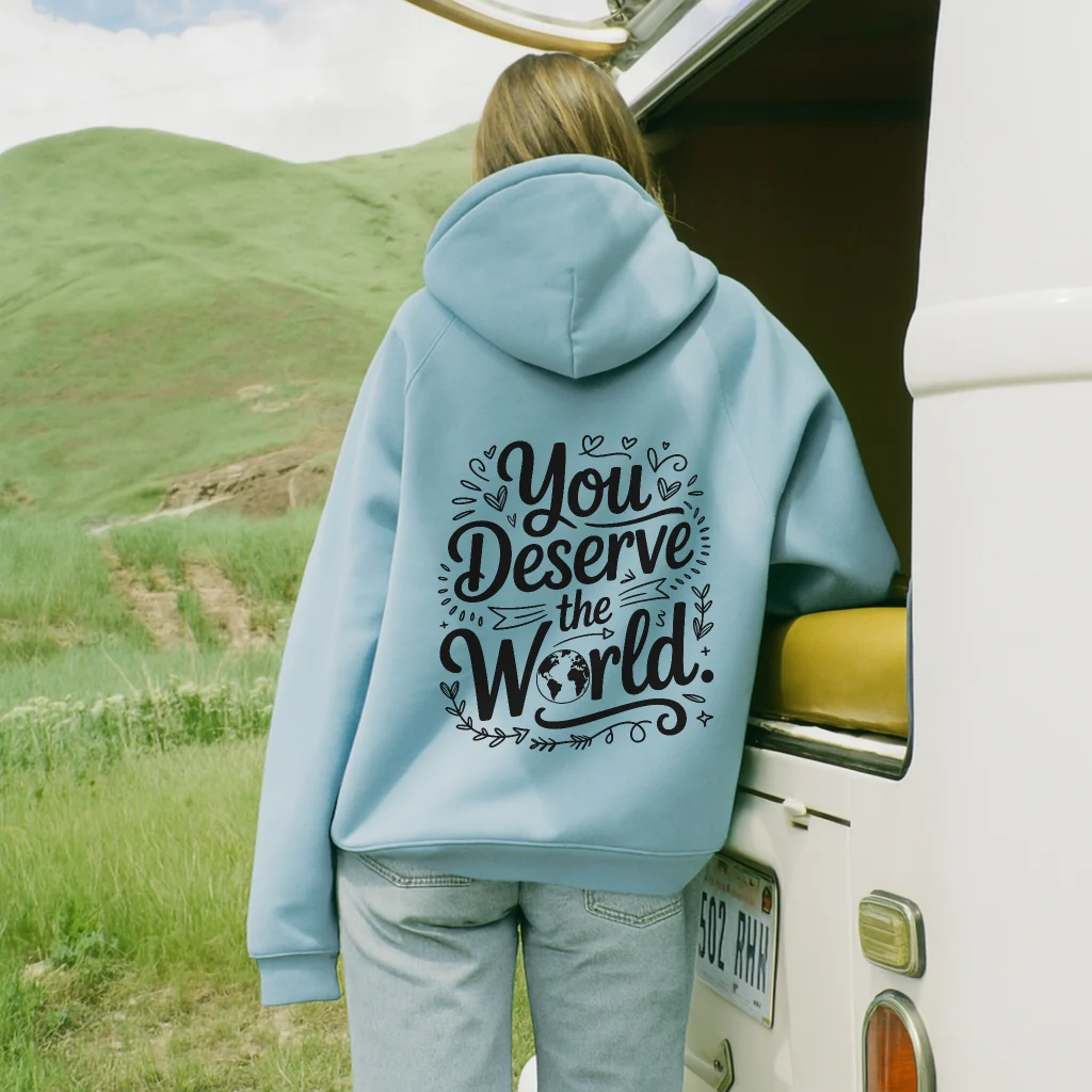 Deserve The World Hoodie - Image 7