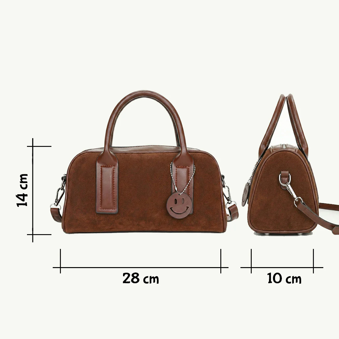 Everyday Suede Smile Bag - Image 3