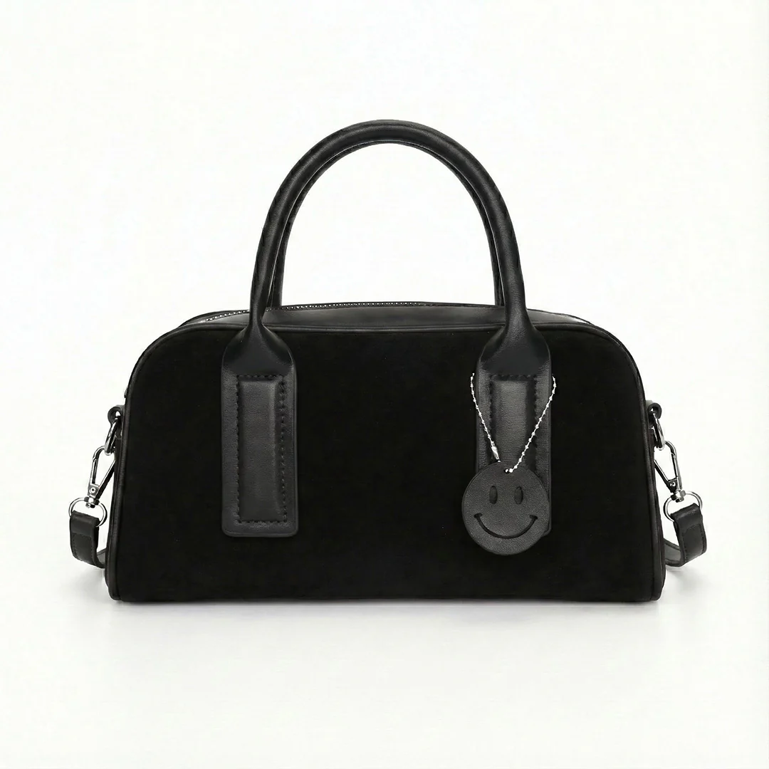 Everyday Suede Smile Bag - Image 6