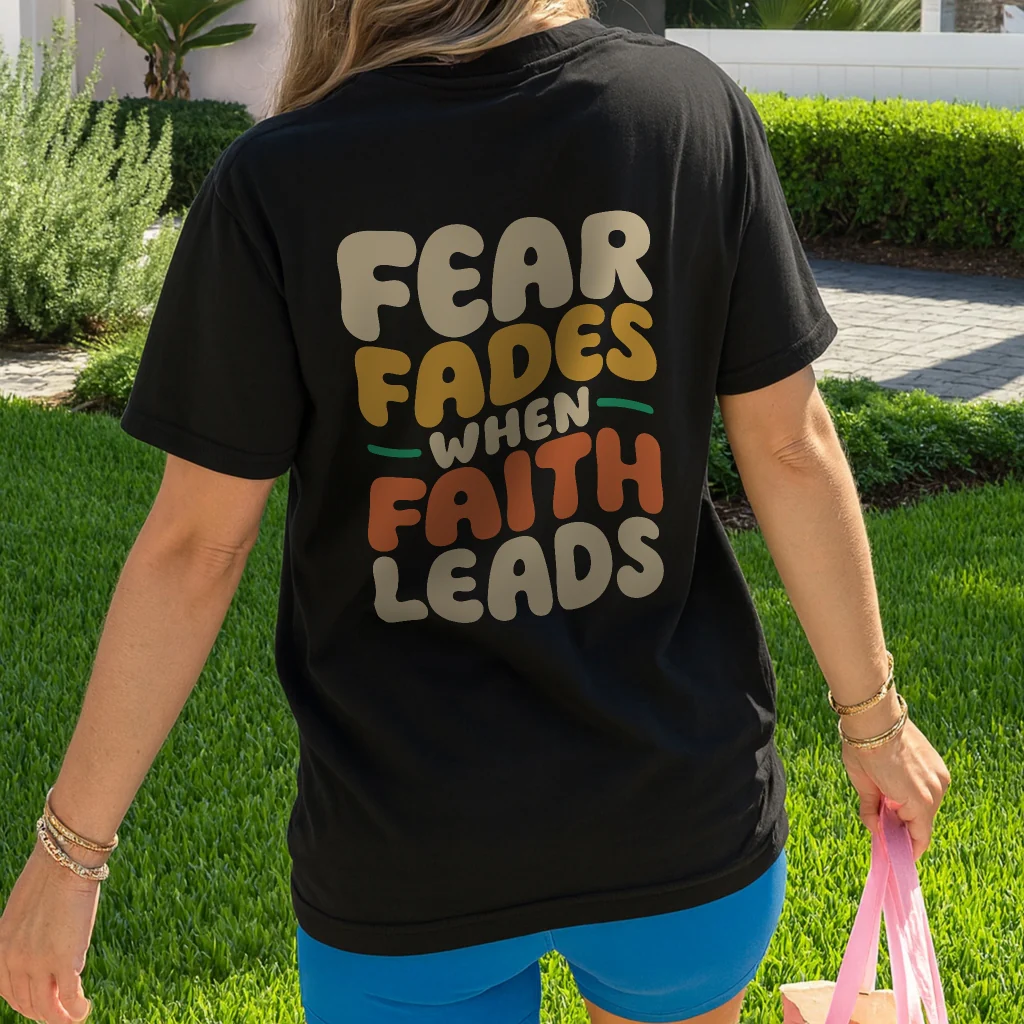 Faith Over Fear Tee - Image 4
