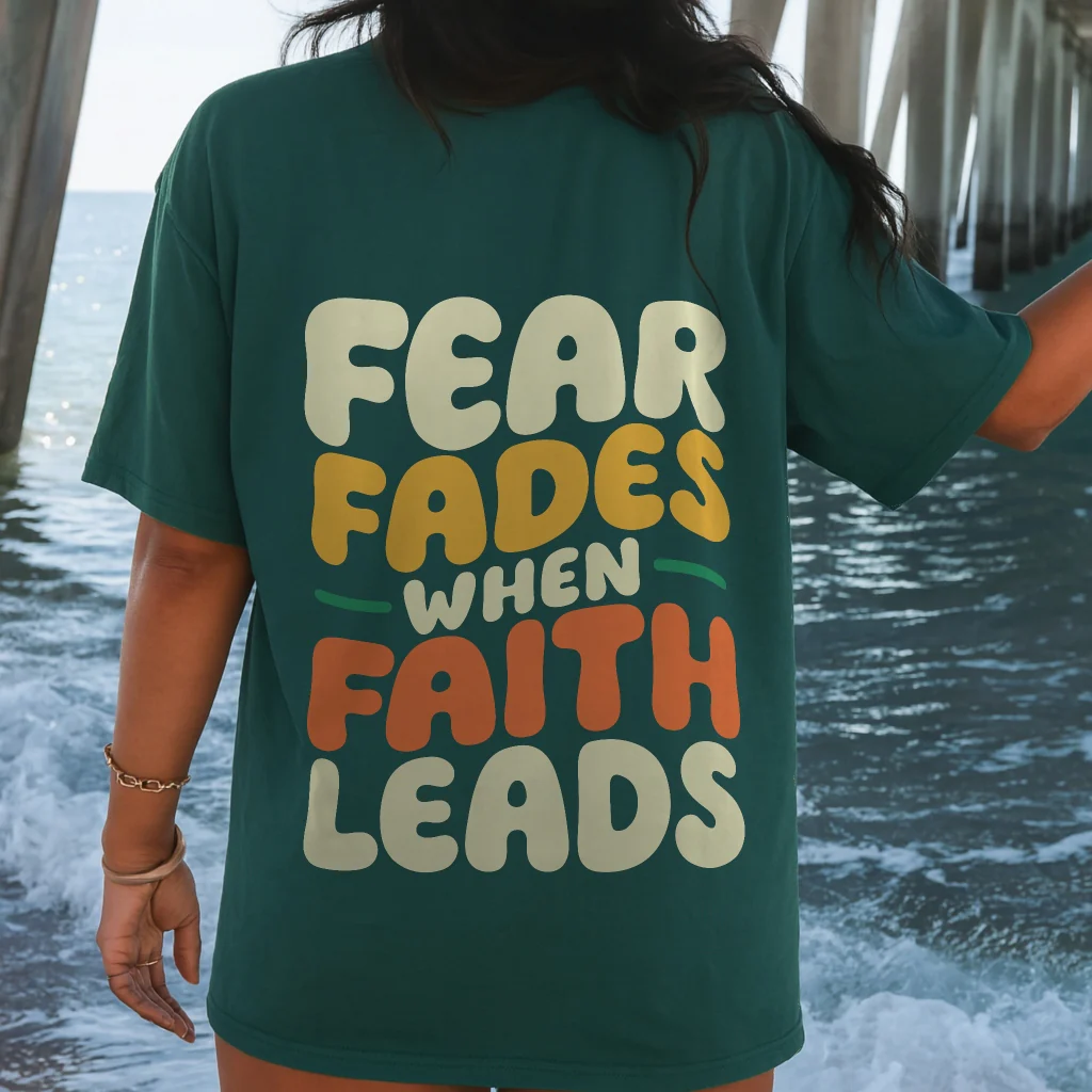 Faith Over Fear Tee - Image 5