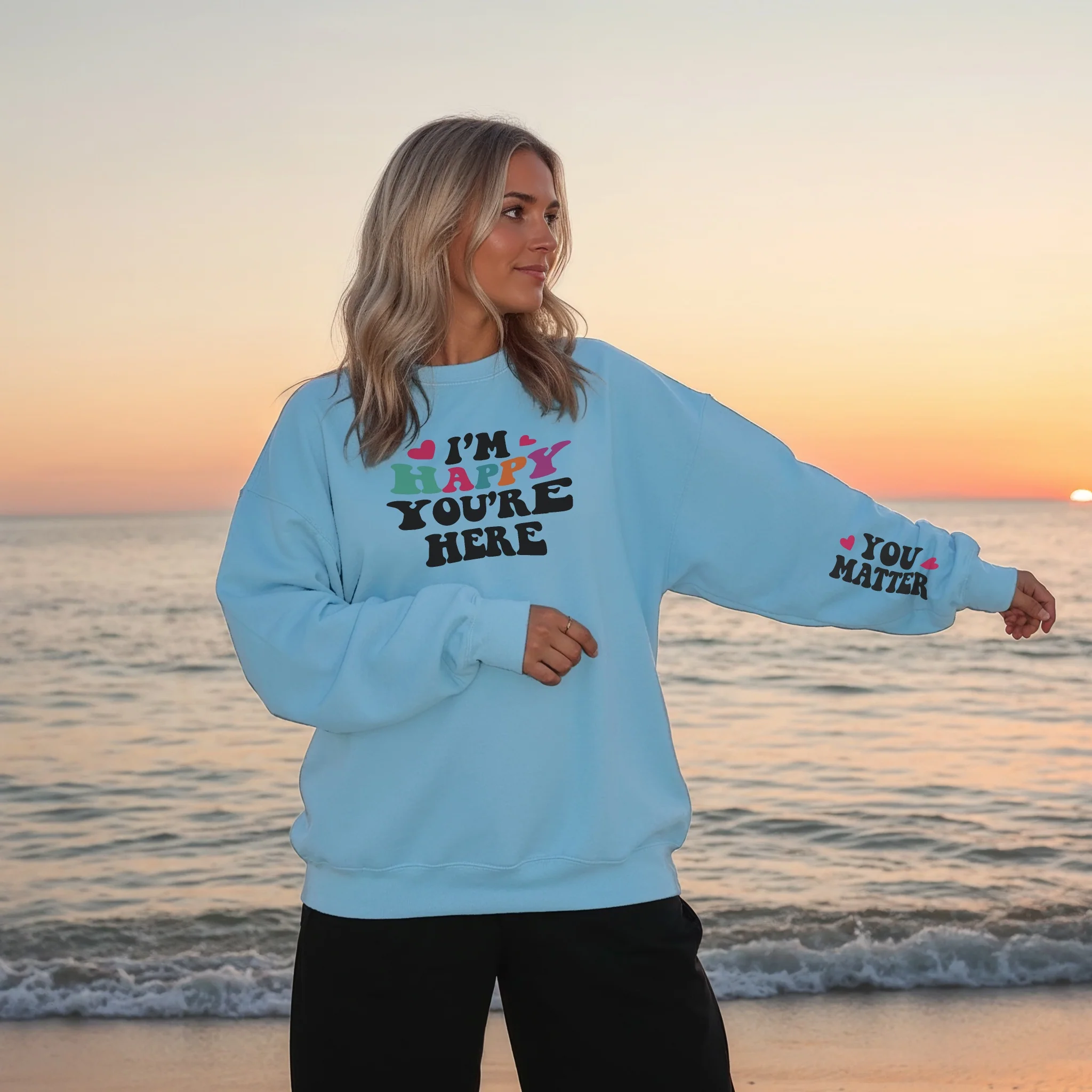 Happy You’re Here Sweater - Image 6