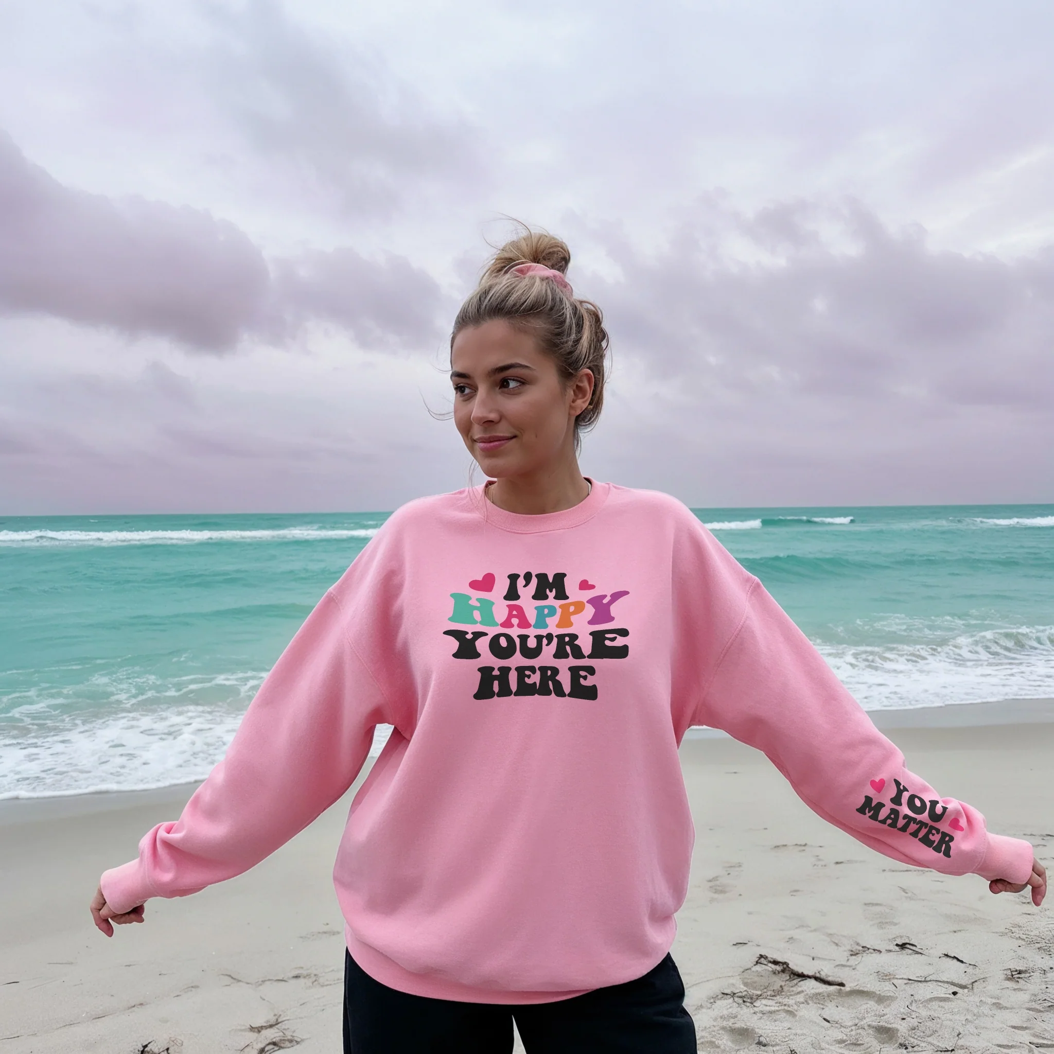 Happy You’re Here Sweater - Image 7