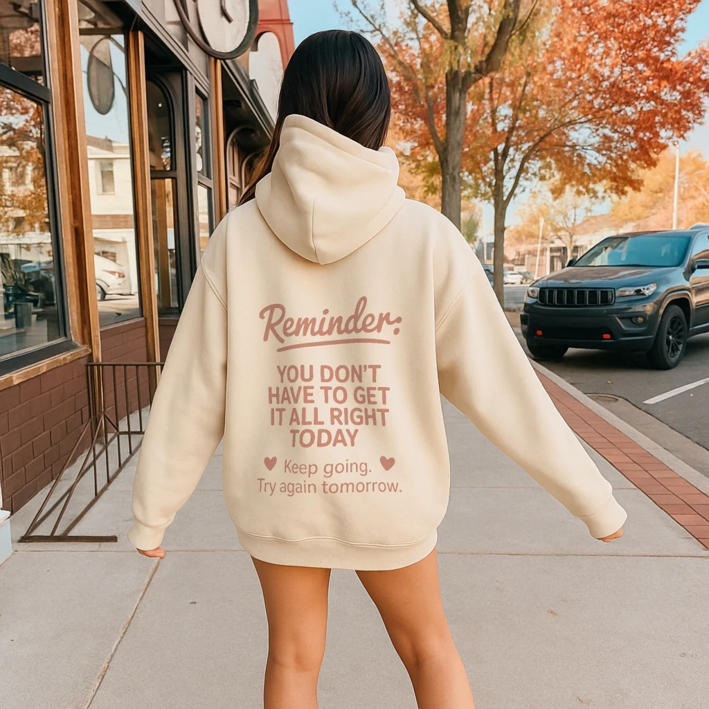 Keep Trying Hoodie - Image 3