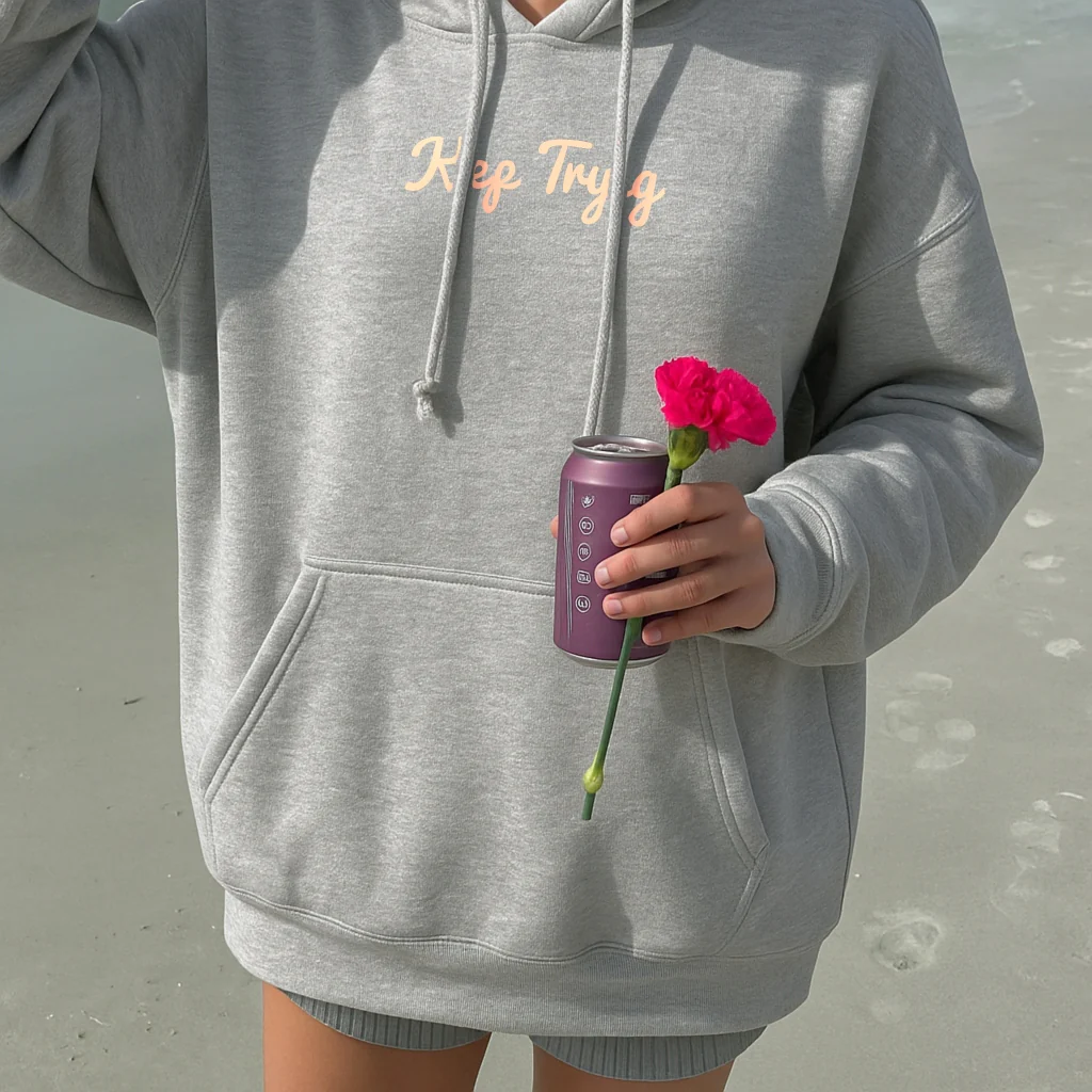 Keep Trying Hoodie - Image 6