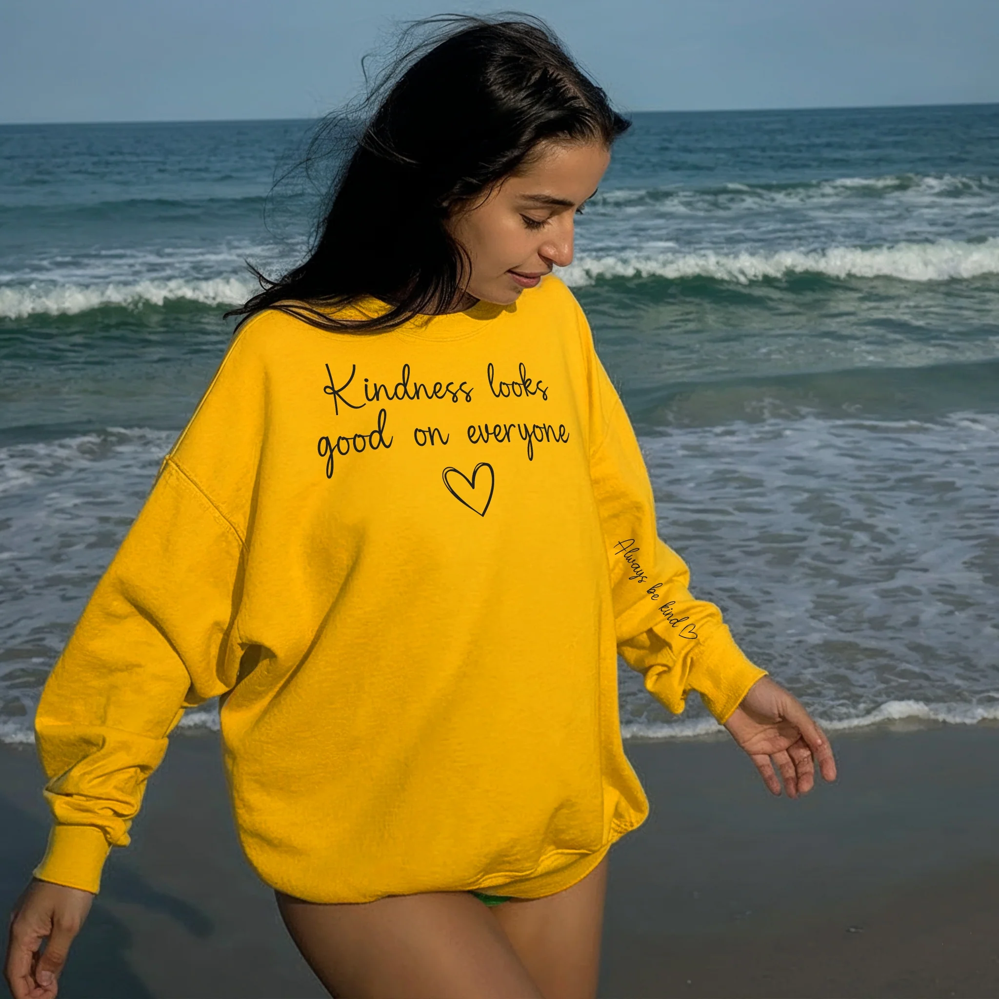Kindness Looks Good Sweater - Image 7
