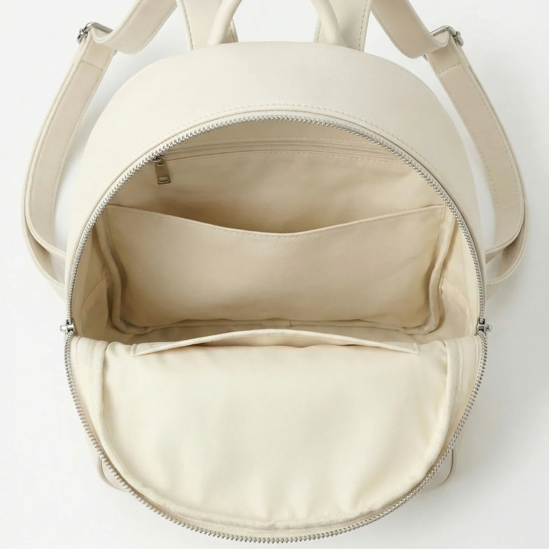 Leather Smile Backpack - Image 3