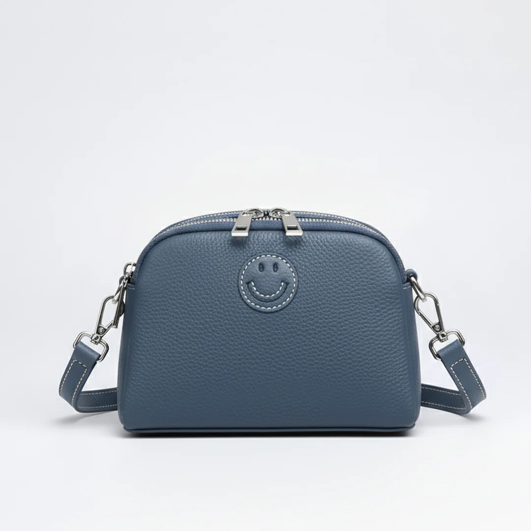 Leather Smile Shoulder Bag - Image 5