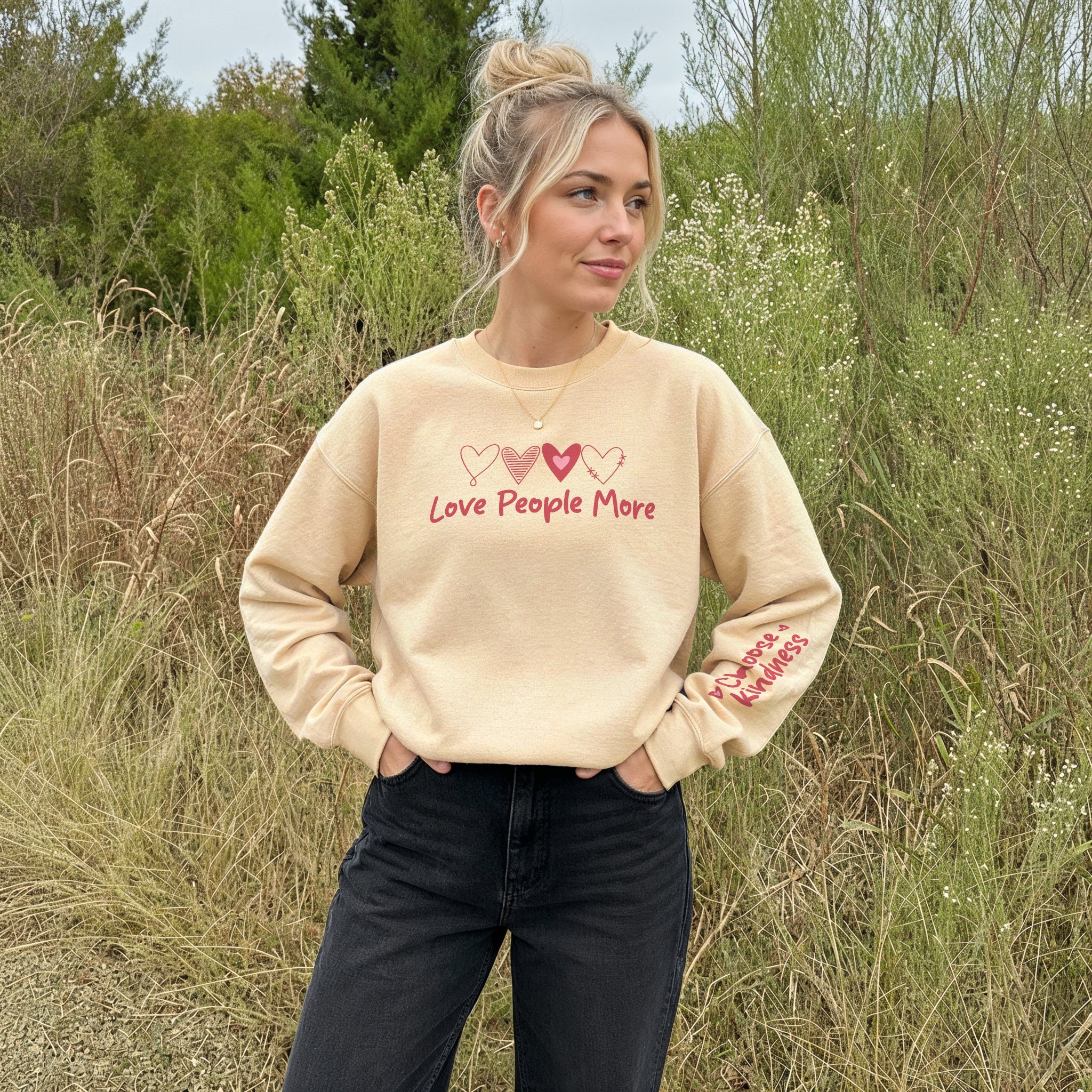 Love People More Sweater - Image 5