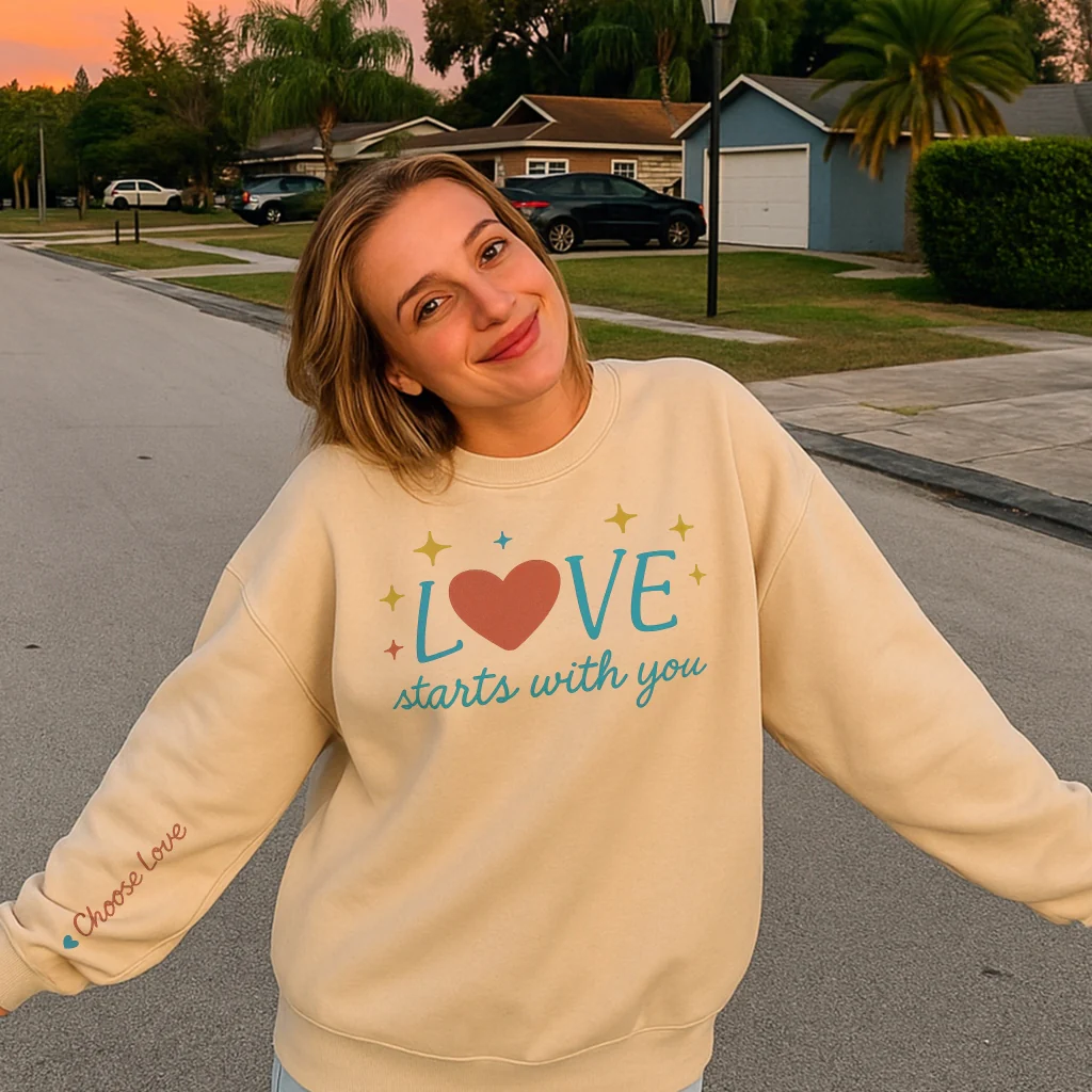 Love Starts With You Sweater - Image 4