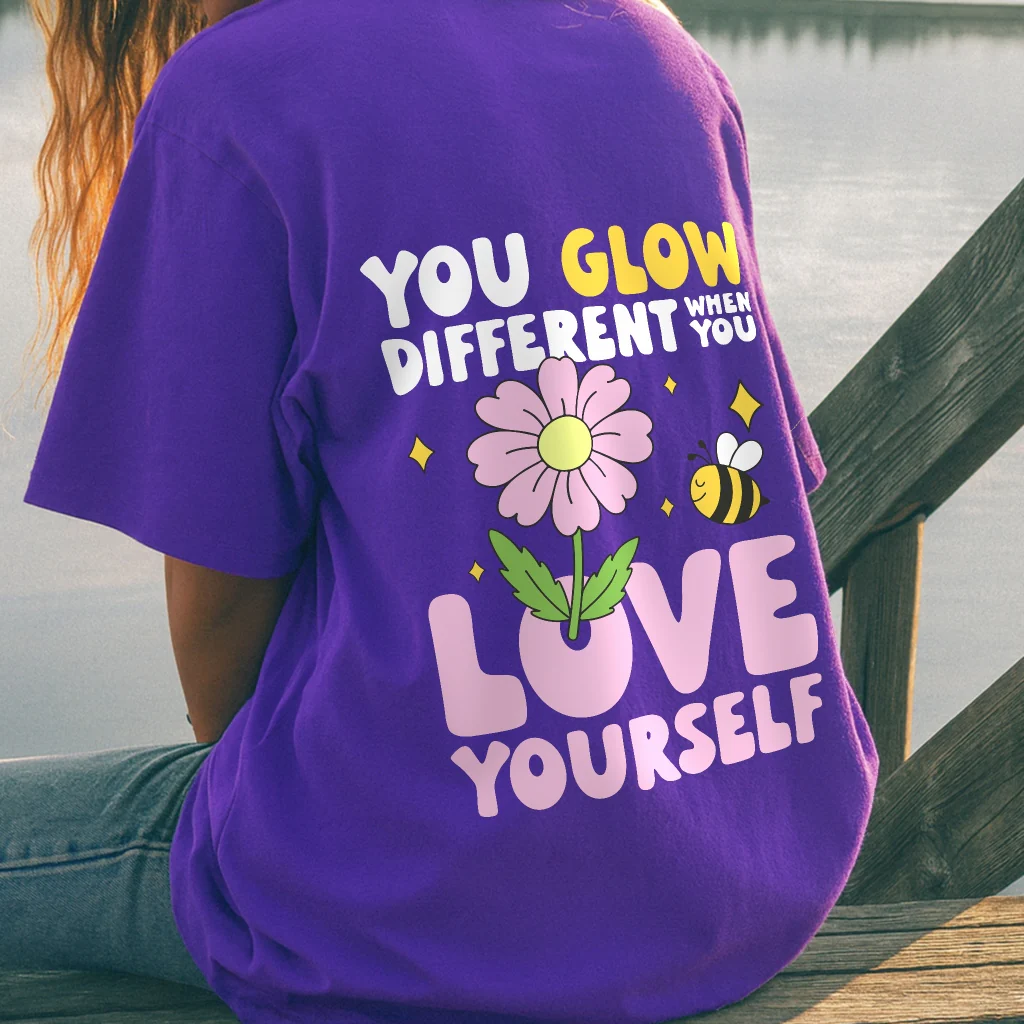 Love Yourself Glow Tee - Image 11