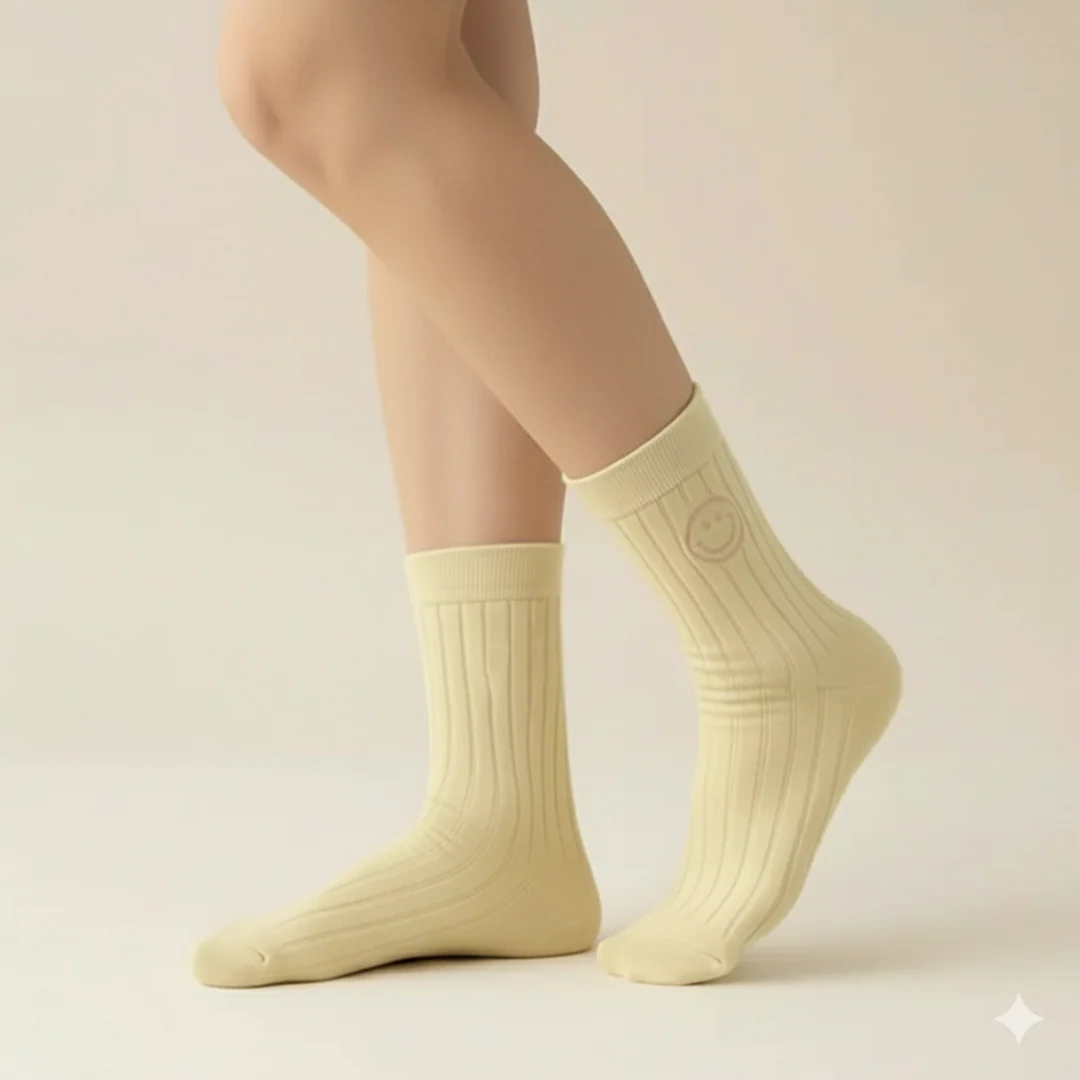 Pastel Smile Socks (5 Pack) - Image 5