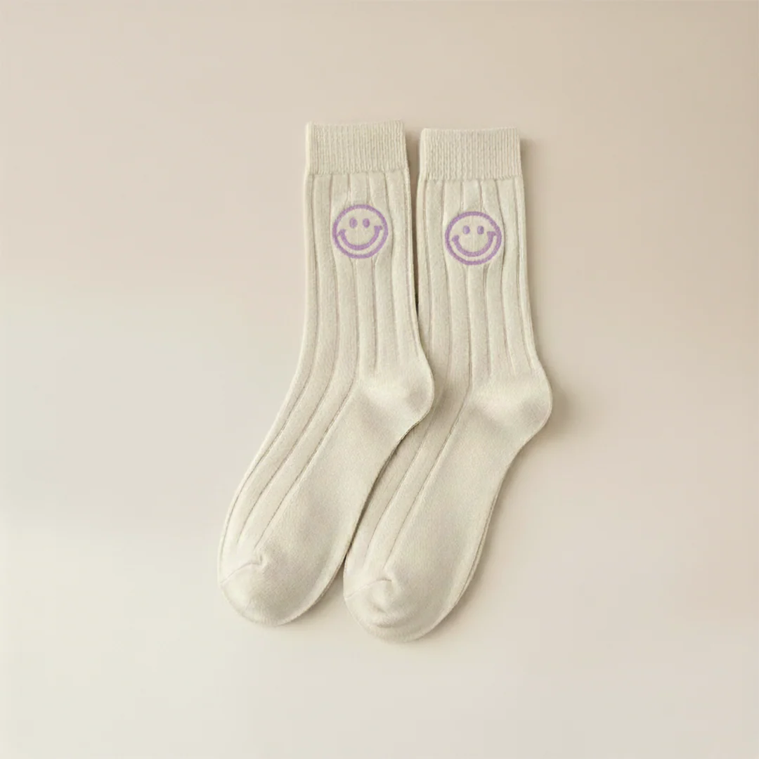 Pastel Smile Socks (5 Pack) - Image 8