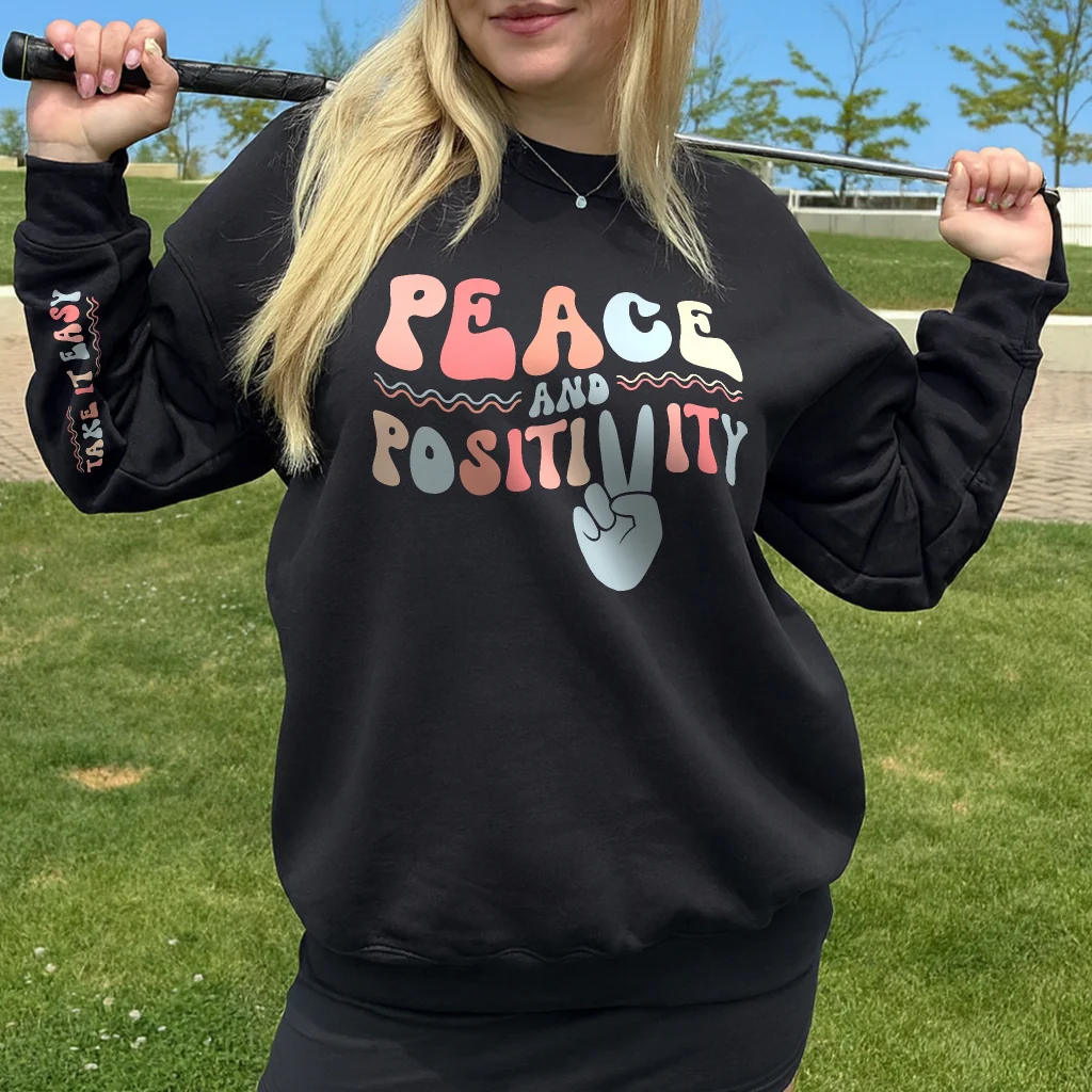 Peace and Positivity Sweater - Image 3