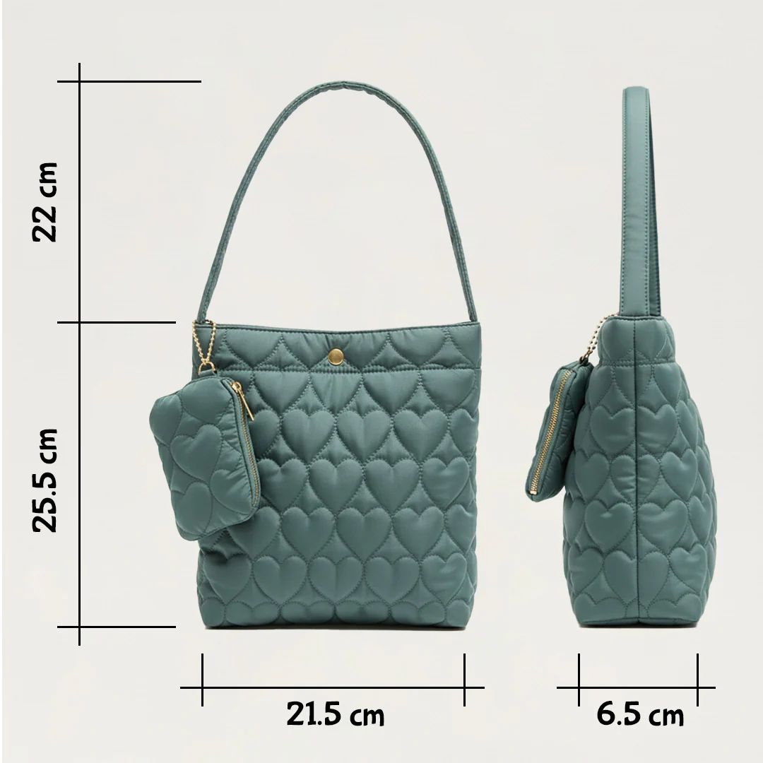 Quilted Heart Bag - Image 4