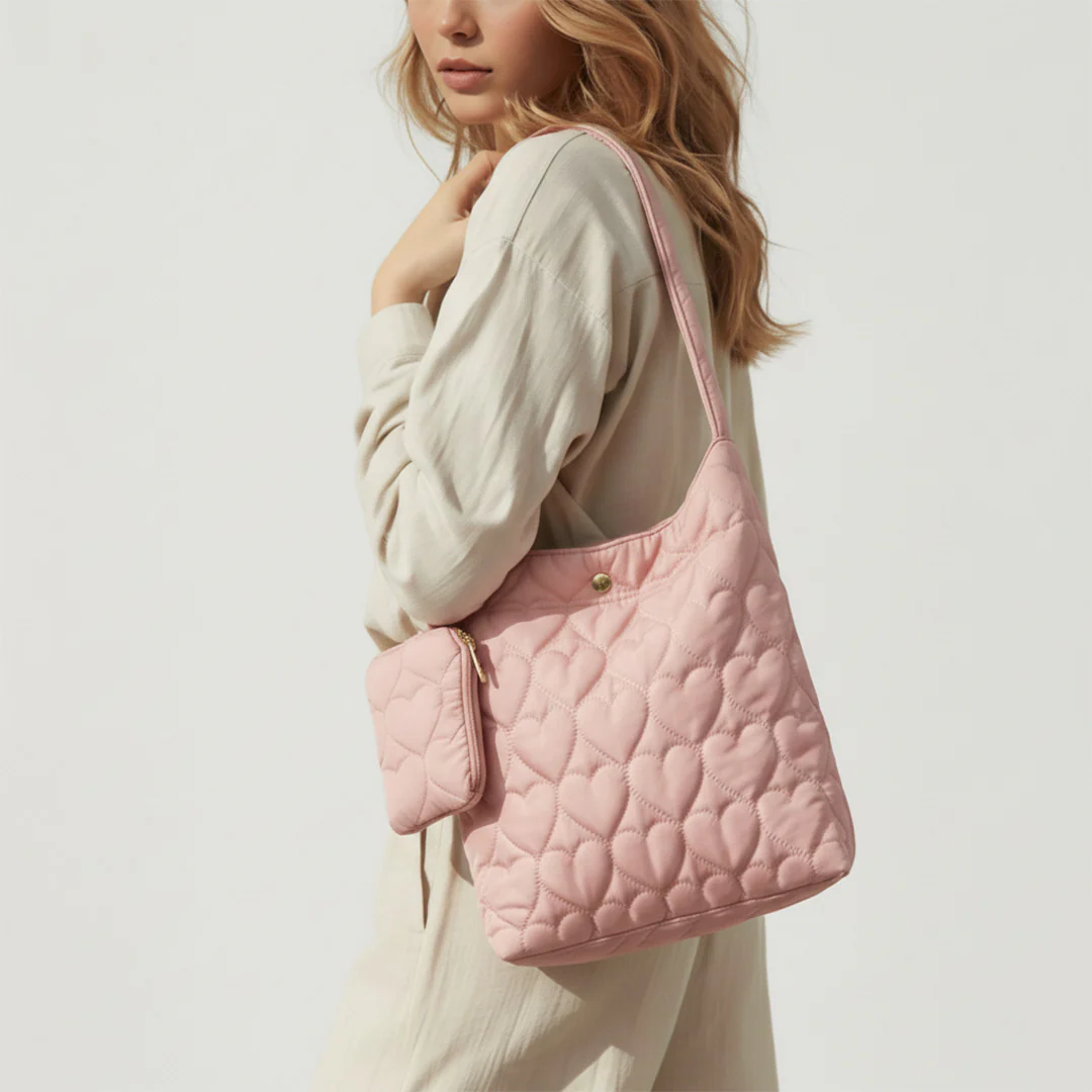 Quilted Heart Bag - Image 7