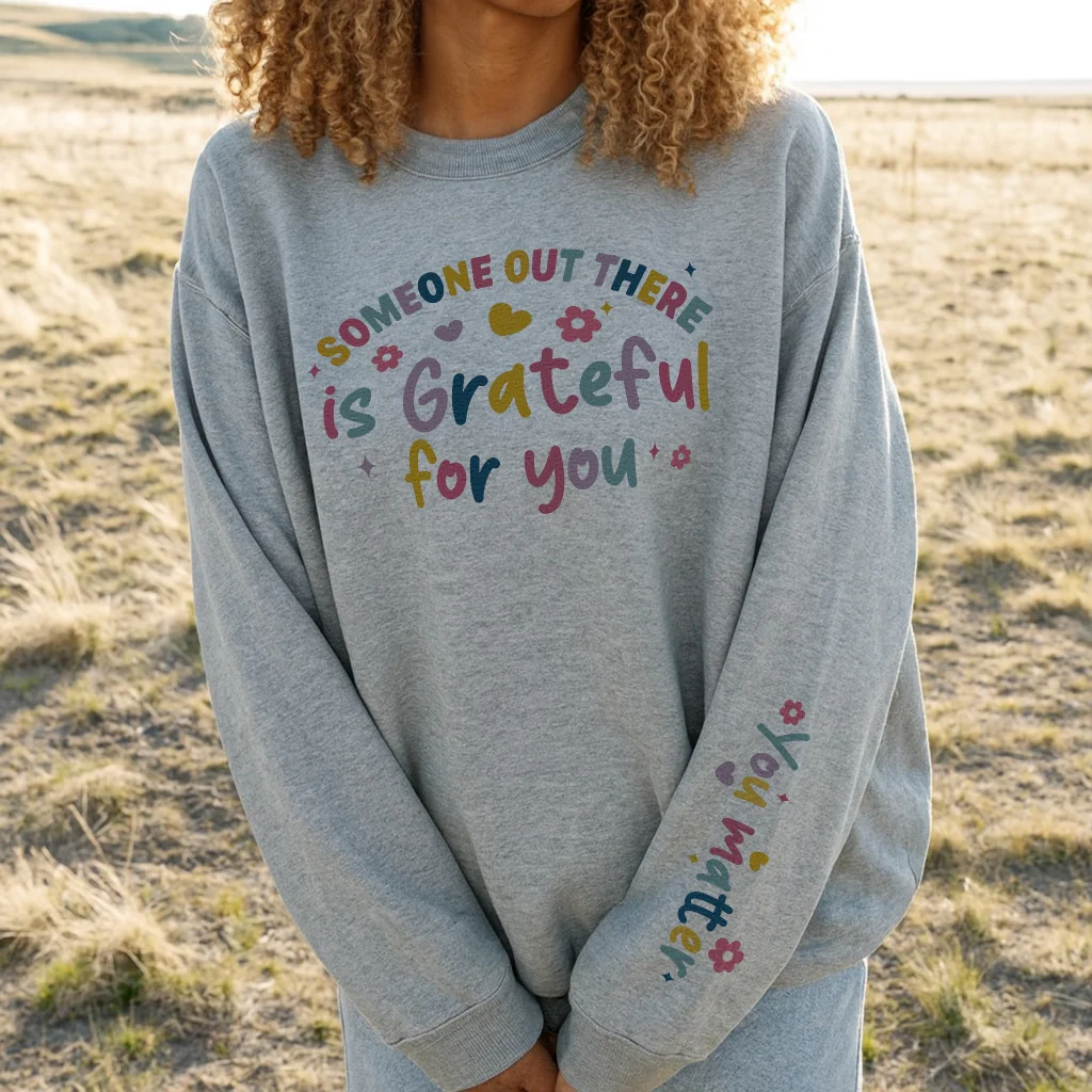 Someone Is Grateful for You Sweater - Image 3